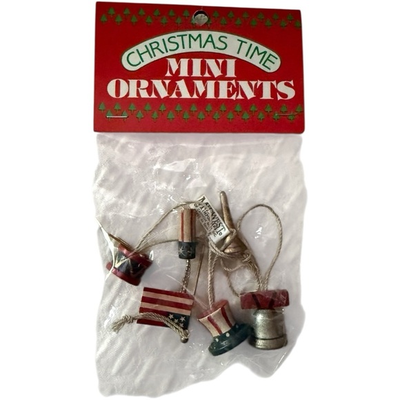 Patriotic Mini Ornaments Set - Picture 1 of 2